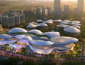 cdf海口國際免稅城炫彩裝飾工程